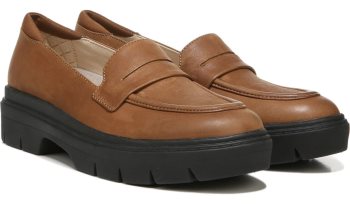 Classy Platform Loafer Dr Scholl's Classy Plataforma Loafer Cobre Marrom | gcnZveJR