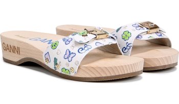 Dr. Scholl's x GANNI Original Slide Sandal Dr Scholl's GANNI Original Chinelos Sandal Branco | 5b1excvO