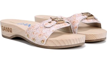 Dr. Scholl's x GANNI Original Slide Sandal Dr Scholl's GANNI Original Chinelos Sandal Bege | 7ToTHAnj