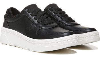 Essential Platform Sneaker Dr Scholl's Essential Plataforma Sneaker Pretas | PuZhnirR