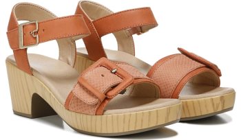 Felicity Platform Dress Sandal Dr Scholl's Felicity Plataforma Vestidos Sandal Clay Leather | I8OIo3pZ