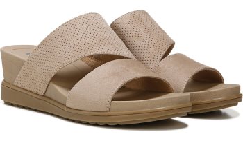 Goldie Wedge Slide Sandal Dr Scholl's Goldie Wedge Chinelos Sandal Taupe | j6d89MYW