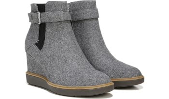 Jacinda Wedge Bootie Dr Scholl's Jacinda Wedge Bootie Cinzentas | en8pvhju