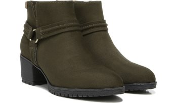 Laney Block Heel Ankle Boot Dr Scholl's Laney Block Heel Ankle Boot Verde Oliva | l6VpqZWg