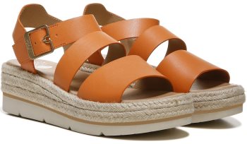 Once Twice Platform Sandal Dr Scholl's Once Twice Plataforma Sandal Coral Douradas | DTvoIRDZ