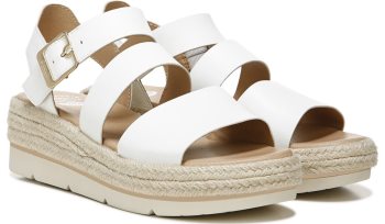 Once Twice Platform Sandal Dr Scholl's Once Twice Plataforma Sandal Branco | j7sPXKWG