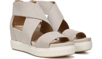 Sheena Wedge Sandal Dr Scholl's Sheena Wedge Sandal Oyster Microfiber | 1M8mgPjk