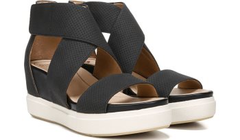 Sheena Wedge Sandal Dr Scholl's Sheena Wedge Sandal Pretas | zq06Zfvu