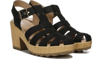 Want It All Block Heel Sandal Dr Scholl's Want It All Block Heel Sandal Pretas | e0Z4u8HK