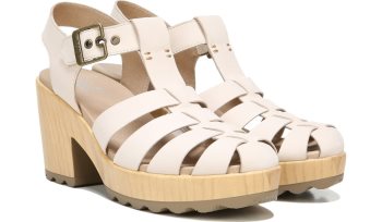 Want It All Block Heel Sandal Dr Scholl's Want It All Block Heel Sandal Sand Dollar Leather | iVaFRLCH