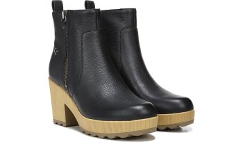 Win Over Block Heel Ankle Boot Dr Scholl's Win Over Block Heel Ankle Boot Pretas | 0LnsWnXs