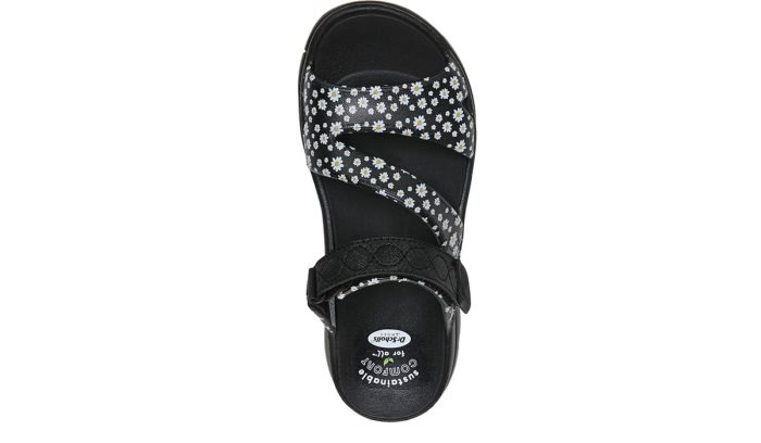 Adelle Lite Slide Sandal Dr Scholl's Adelle Lite Chinelos Sandal Pretas | 4sVPeRAy