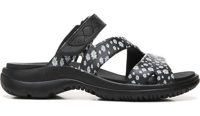 Adelle Lite Slide Sandal Dr Scholl's Adelle Lite Chinelos Sandal Pretas | FvuDPqZX