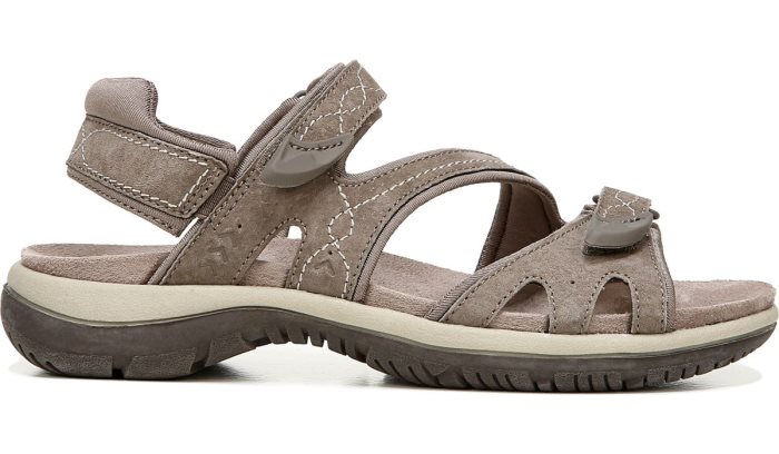 Adelle Sandal Dr Scholl's Adelle Sandal Malt Taupe Suede | PtwCn8ne