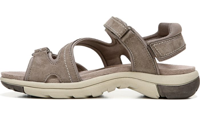 Adelle Sandal Dr Scholl's Adelle Sandal Malt Taupe Suede | PtwCn8ne