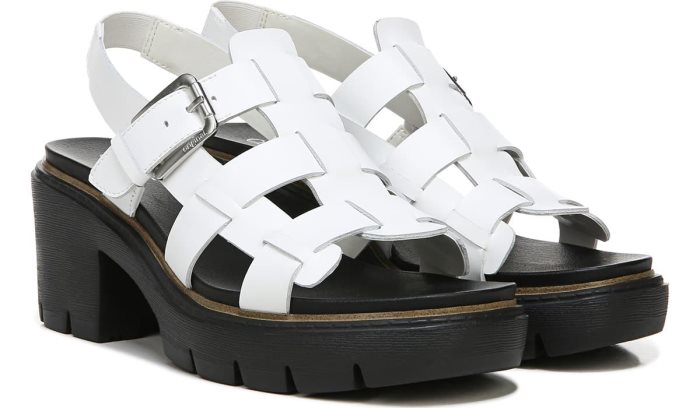 Afterglow Platform Sandal Dr Scholl\'s Afterglow Plataforma Sandal Branco | kDEBGIKh