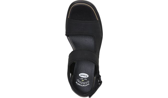 Almost There Platform Sandal Dr Scholl's Almost There Plataforma Sandal Pretas | 8e3AFmLF