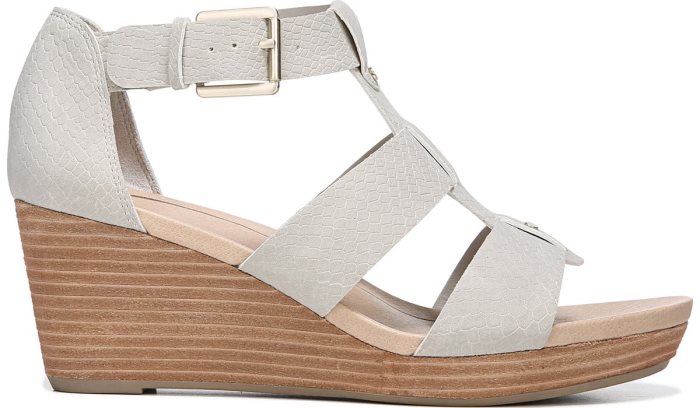 Barton Wedge Sandal Dr Scholl's Barton Wedge Sandal Cinzentas Serpentine | LpdlWus0