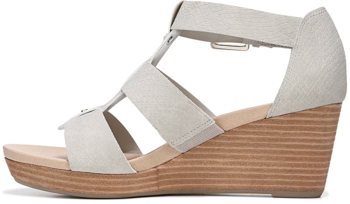 Barton Wedge Sandal Dr Scholl's Barton Wedge Sandal Cinzentas Serpentine | LpdlWus0