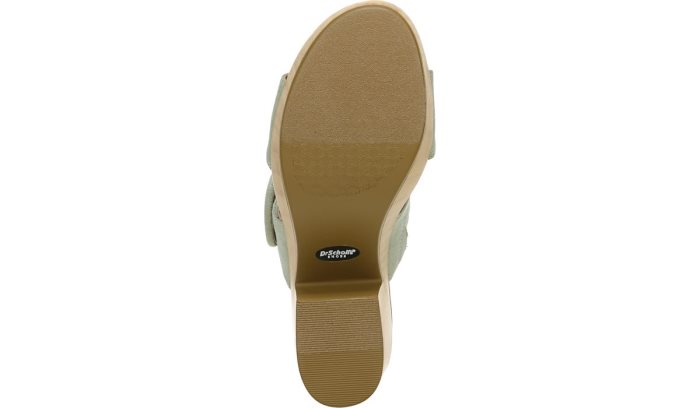 Bayside Block Heel Slide Sandal Dr Scholl's Bayside Block Heel Chinelos Sandal Pistachio Microfiber | ko6Eq8S1