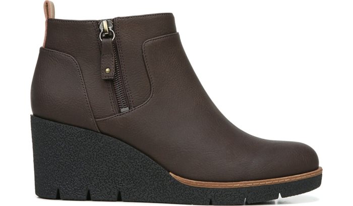 Bianca Wedge Bootie Dr Scholl's Bianca Wedge Bootie Marrom | pPJLqHkQ