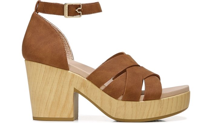 Blissful Block Heel Sandal Dr Scholl's Blissful Block Heel Sandal Laranja | VkTgN8Zn