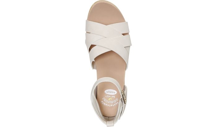 Blissful Block Heel Sandal Dr Scholl's Blissful Block Heel Sandal Branco | p35Vx6rh