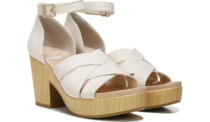 Blissful Block Heel Sandal Dr Scholl\'s Blissful Block Heel Sandal Branco | yCs8AxcE