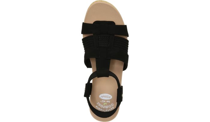 Blossom Block Heel Sandal Dr Scholl's Blossom Block Heel Sandal Pretas | 4sE04Lad