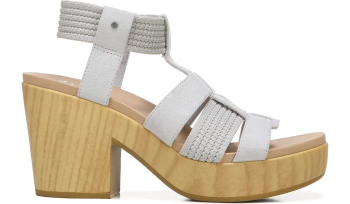 Blossom Block Heel Sandal Dr Scholl's Blossom Block Heel Sandal Cinzentas | Omnje2mf