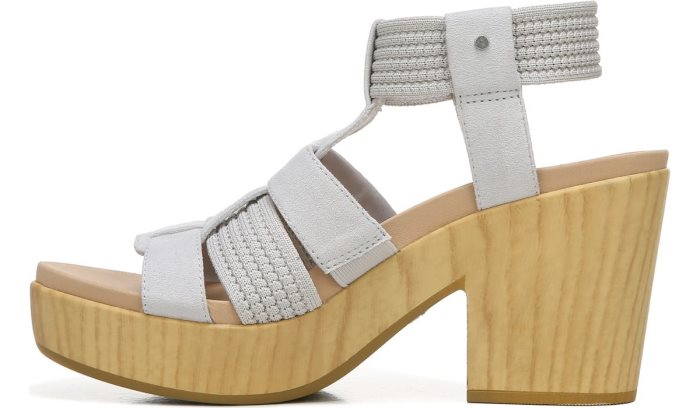 Blossom Block Heel Sandal Dr Scholl's Blossom Block Heel Sandal Cinzentas | Omnje2mf