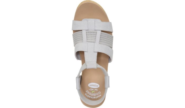 Blossom Block Heel Sandal Dr Scholl's Blossom Block Heel Sandal Cinzentas | Omnje2mf