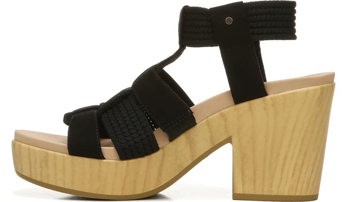 Blossom Block Heel Sandal Dr Scholl's Blossom Block Heel Sandal Pretas | gYGlvY14