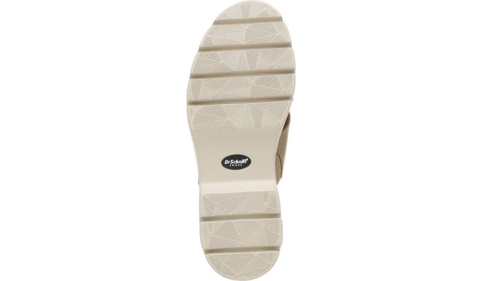 Checkin High Wedge Slide Sandal Dr Scholl's Checkin High Wedge Chinelos Sandal Taupe | T4vxWqvw