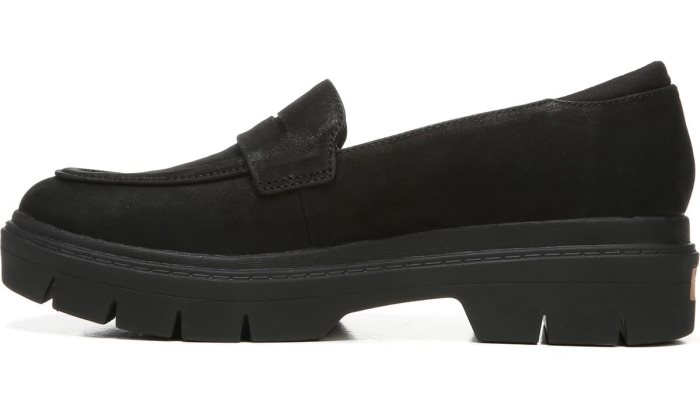 Classy Platform Loafer Dr Scholl's Classy Plataforma Loafer Pretas | m3yoBT5o