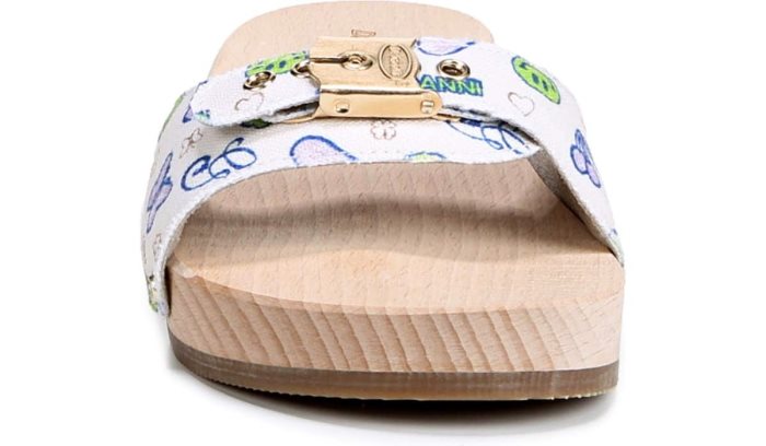 Dr. Scholl's x GANNI Original Slide Sandal Dr Scholl's GANNI Original Chinelos Sandal Branco | 5b1excvO