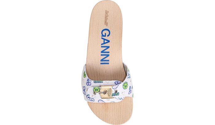 Dr. Scholl's x GANNI Original Slide Sandal Dr Scholl's GANNI Original Chinelos Sandal Branco | 5b1excvO