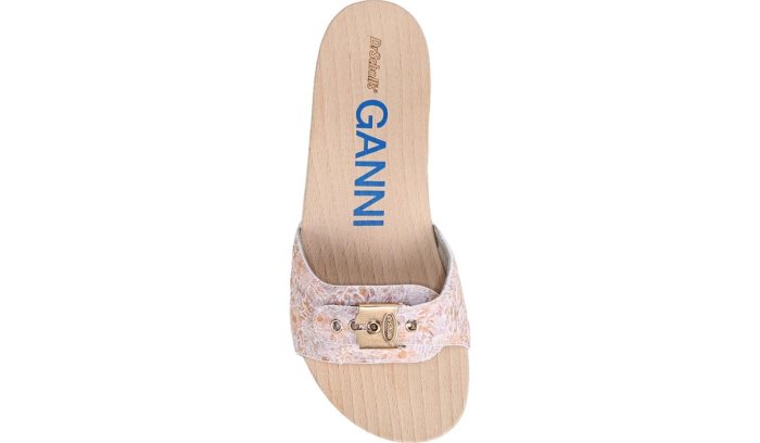 Dr. Scholl's x GANNI Original Slide Sandal Dr Scholl's GANNI Original Chinelos Sandal Bege | yIpQ3r3z