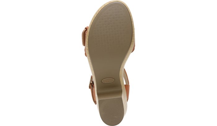 Felicity Platform Dress Sandal Dr Scholl's Felicity Plataforma Vestidos Sandal Clay Leather | I8OIo3pZ