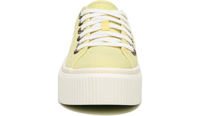 Funday Platform Sneaker Dr Scholl's Funday Plataforma Sneaker Limão Amarelas | QYFNxIUY