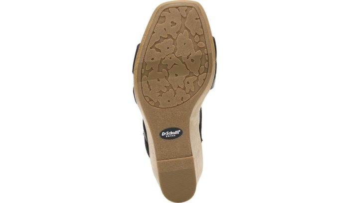 Giggle Wedge Sandal Dr Scholl's Giggle Wedge Sandal Pretas | DLIeYs8x