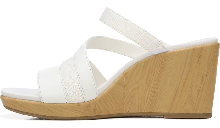 Giggle Wedge Sandal Dr Scholl's Giggle Wedge Sandal Branco | lulv5pl4