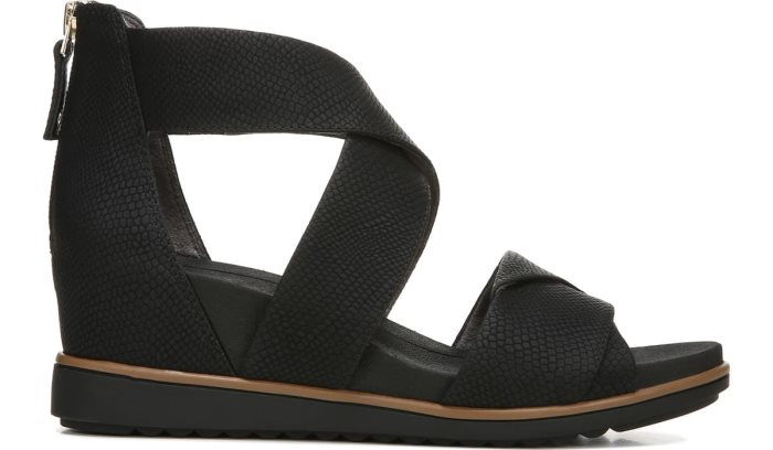 Golden Hour Gladiator Sandal Dr Scholl's Golden Hour Gladiator Sandal Pretas Serpentine | Mgcqvx0y