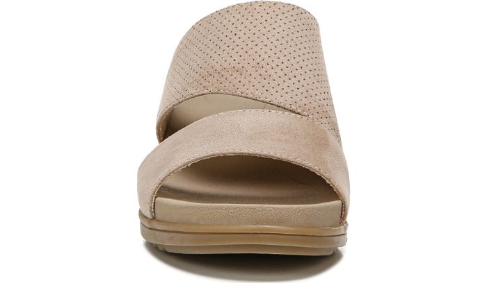 Goldie Wedge Slide Sandal Dr Scholl's Goldie Wedge Chinelos Sandal Taupe | j6d89MYW