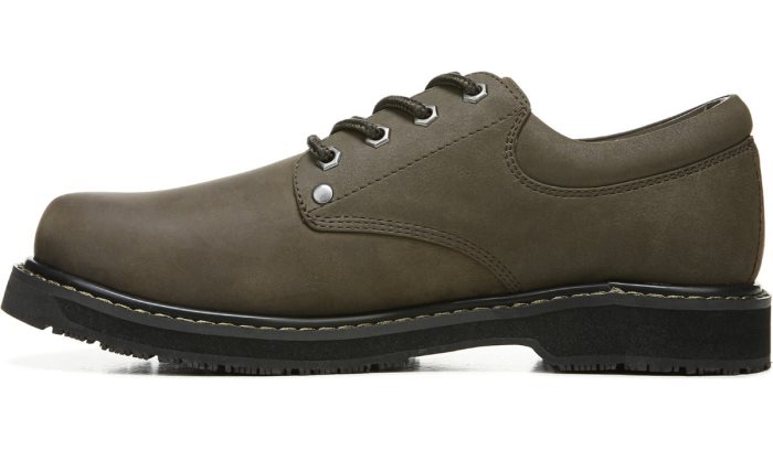 Harrington II Slip Resistant Oxford Dr Scholl's Harrington II Slip Resistant Oxford Marrom | uNVHGKW5