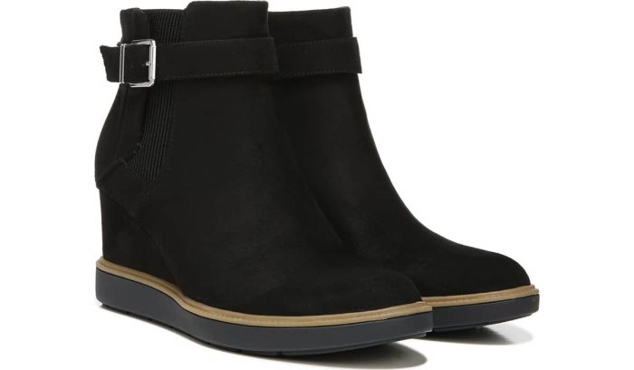 Jacinda Wedge Bootie Dr Scholl\'s Jacinda Wedge Bootie Pretas | 8jjbMzjV