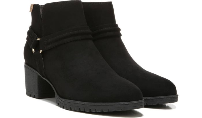 Laney Block Heel Ankle Boot Dr Scholl\'s Laney Block Heel Ankle Boot Pretas | XgkA0Rnx