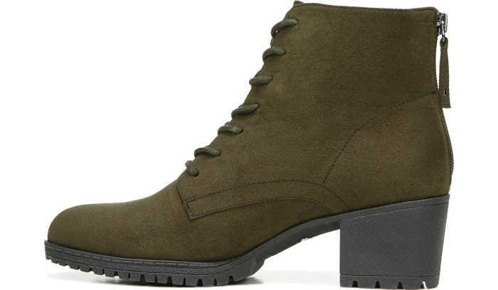 Laurence Block Heel Boot Dr Scholl's Laurence Block Heel Boot Verde Oliva | GpWQ3qwK