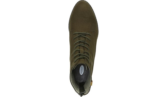 Laurence Block Heel Boot Dr Scholl's Laurence Block Heel Boot Verde Oliva | P4EQujc6