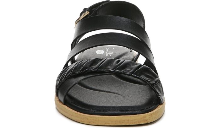 Magnolia Strappy Sandal Dr Scholl's Magnolia Tiras Sandal Pretas | tbAF8QpF